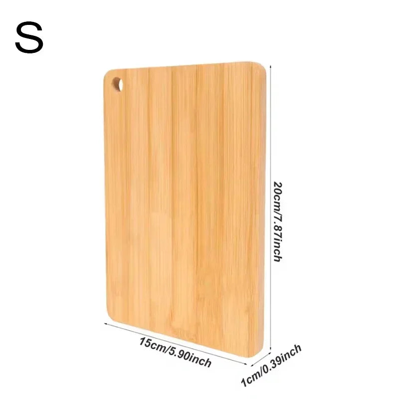 WXCOO Kitchen Wooden Chopping Boards Double-sided Serving Board for Meat Fruit and Vegetable Cutter Solid Wooden Cutting Board